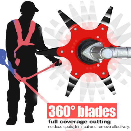 AEXZR®6 Steel Razors Trimmer Head